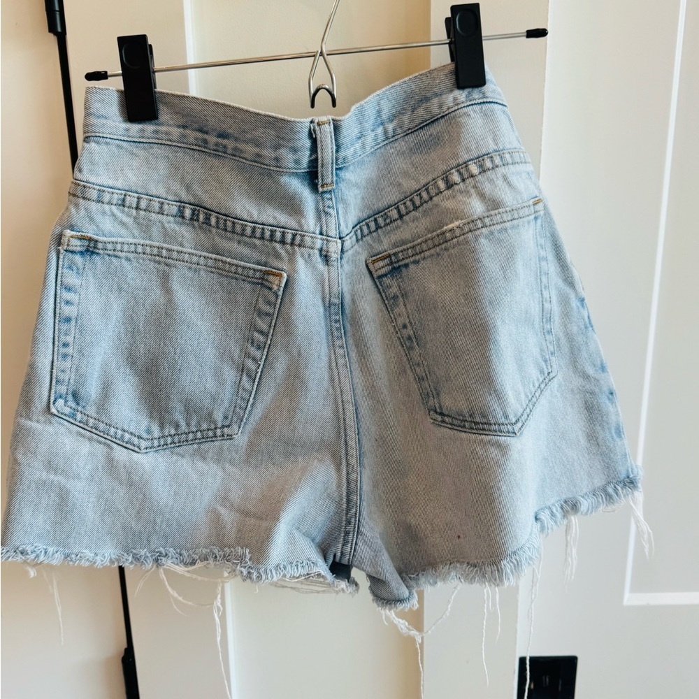 Lands' End Light Blue Jean Shorts - Picture 5 of 6